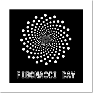 fibonacci day Posters and Art